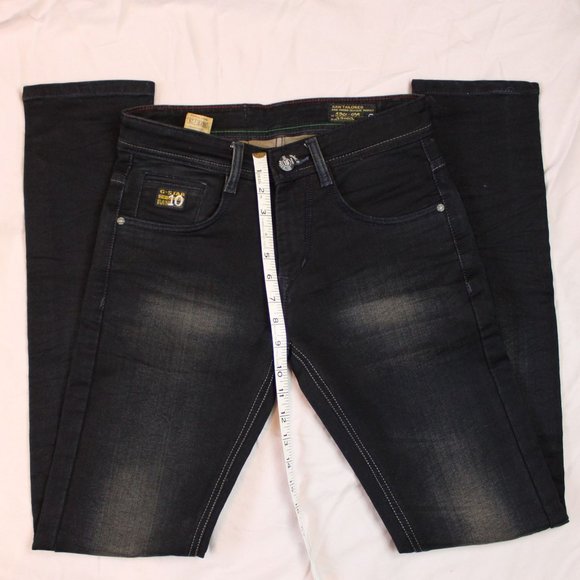 G Star Raw Jeans Men's Size 28 Tailored Fit Black Faded Stretch Denim 3301 D48 - Picture 14 of 16